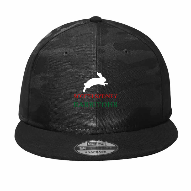 South Sydney Rabbitohs - Red And Green - Black And White- Gift For Rab Camo Snapback by CAROLEEGRAY2 | Artistshot