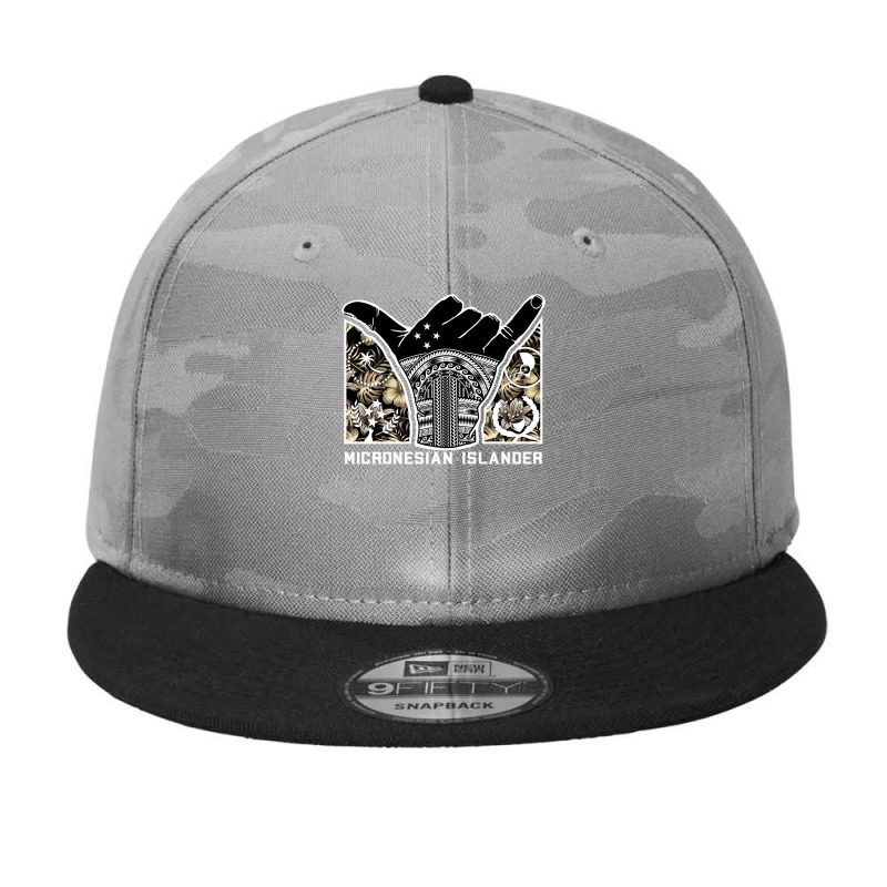 Micronesian Islander Sweatshirt Camo Snapback by cm-arts | Artistshot