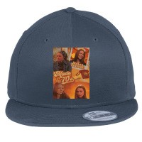 Donna Pinciotti Aesthetic Wallpaper Flat Bill Snapback Cap | Artistshot