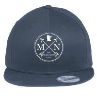 Cute Minnesota Mn The North Star State Long Sleeve T Shirt Flat Bill Snapback Cap | Artistshot