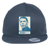 Jacques Brel ? Vintage Look Fan Design-xrkt2 Flat Bill Snapback Cap | Artistshot