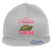 Turtle Sea Testudinata Biologist Zoology Flat Bill Snapback Cap | Artistshot