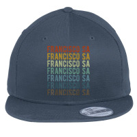 Francisco Sa City Brazil Retro Flat Bill Snapback Cap | Artistshot