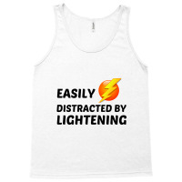 Lightening Easily Distracted Tank Top | Artistshot