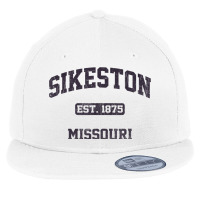 Sikeston Missouri Vintage State Athletic Style Flat Bill Snapback Cap | Artistshot