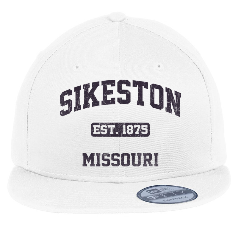 Sikeston Missouri Vintage State Athletic Style Flat Bill Snapback Cap by Fashzilla | Artistshot