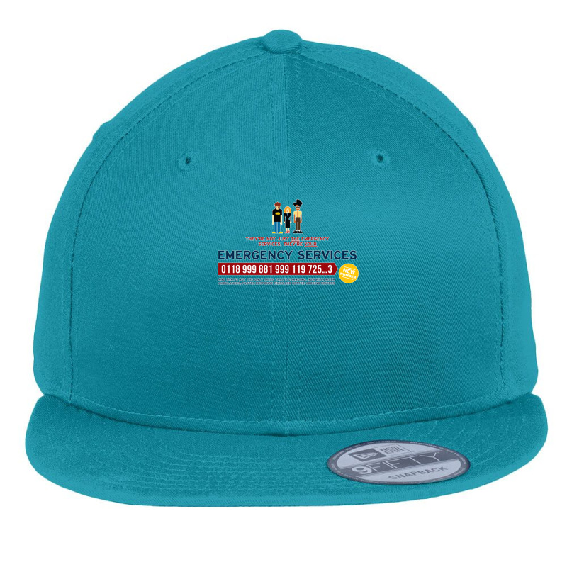 It Crowd Emergency Services Flat Bill Snapback Cap | Artistshot