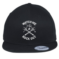 Funny Rock Hunting Flat Bill Snapback Cap | Artistshot