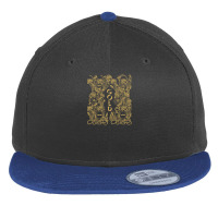 Gold – Go Forward In The Courage Of Your Love Alabaster Deplume-giga Flat Bill Snapback Cap | Artistshot