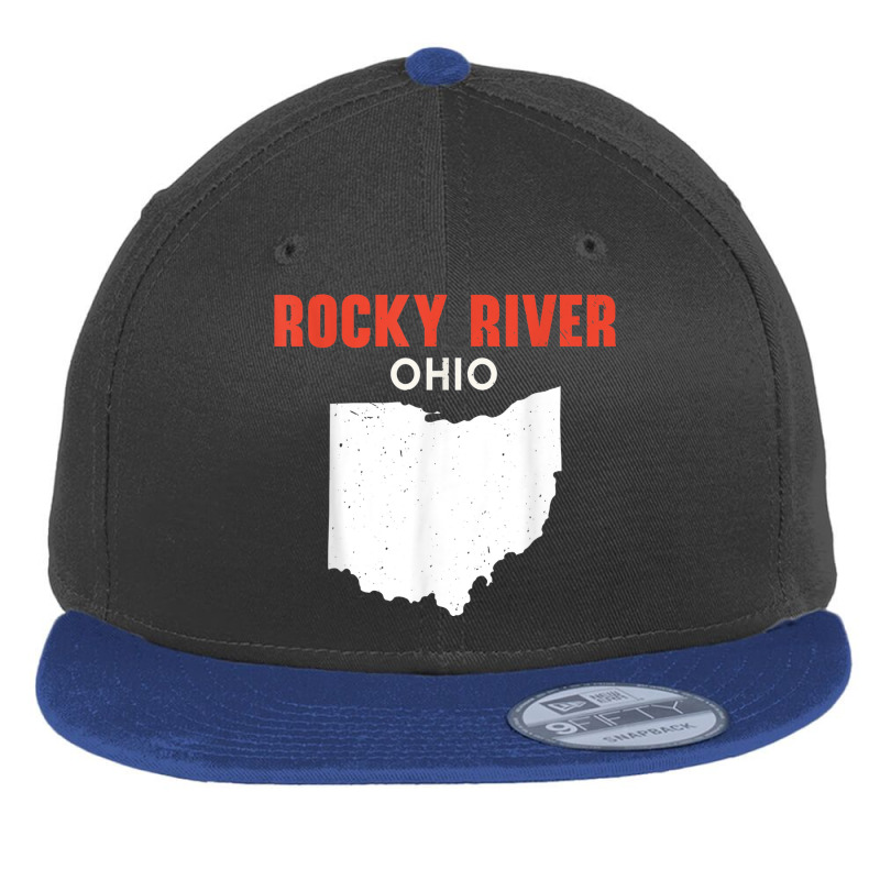 Rocky River Ohio Usa State America Travel Ohioan Flat Bill Snapback Cap by Posh | Artistshot