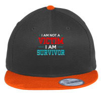 Survivor Sexual Harassment Assault Awareness Flat Bill Snapback Cap | Artistshot