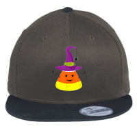 Witch Warlock Candy Corn Funny Halloween Costume Shirt Kids Flat Bill Snapback Cap | Artistshot