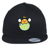 Gudetama Zodiac Libra Flat Bill Snapback Cap | Artistshot