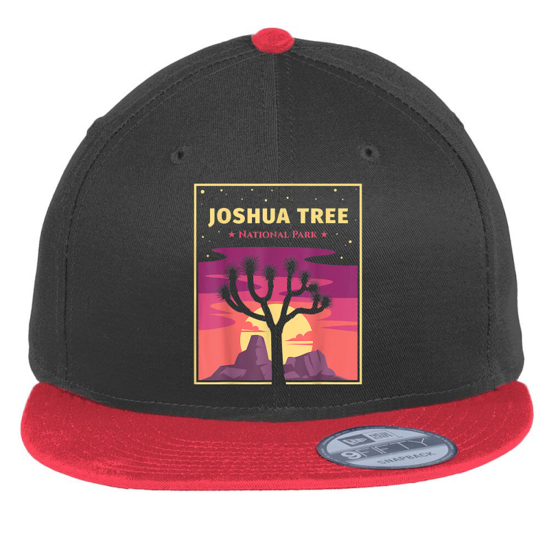 Joshua Tree National Park National Park Flat Bill Snapback Cap by Posh | Artistshot