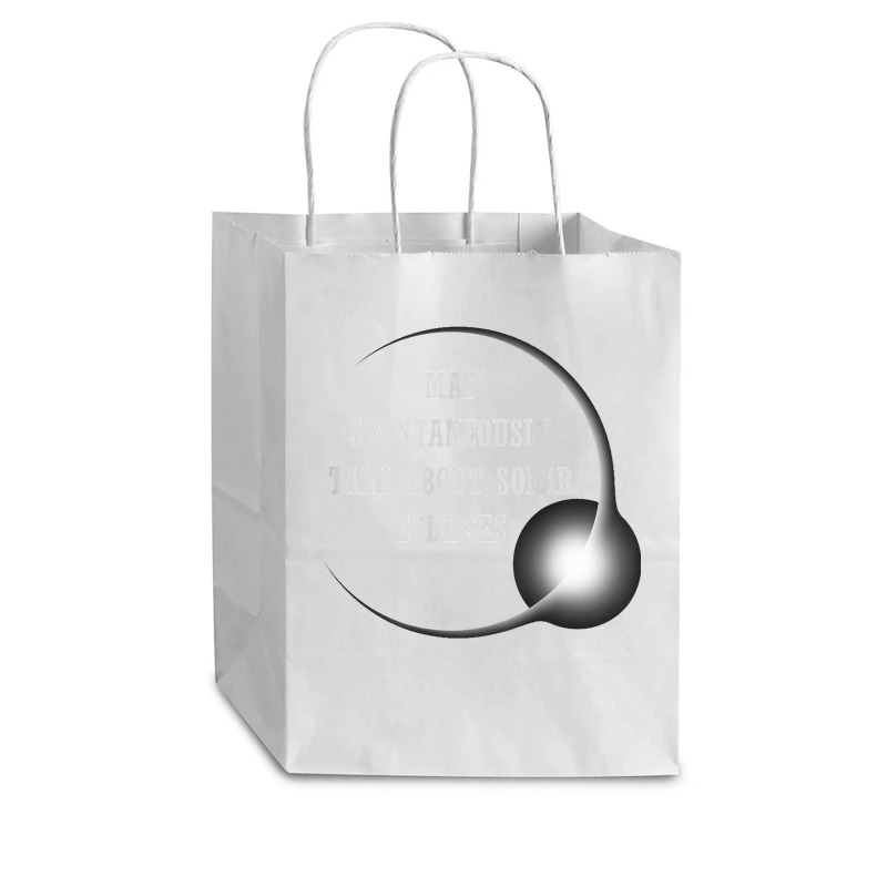 Talk About Total Solar Eclipses Eclipse Chasing Hunting 2024 T Shirt Cub Paper Bag - 8 X 4 1/2 X 10 1/4 | Artistshot