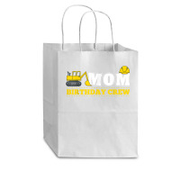 Mom Birthday Crew Construction Birthday Party Theme Cub Paper Bag - 8 X 4 1/2 X 10 1/4 | Artistshot