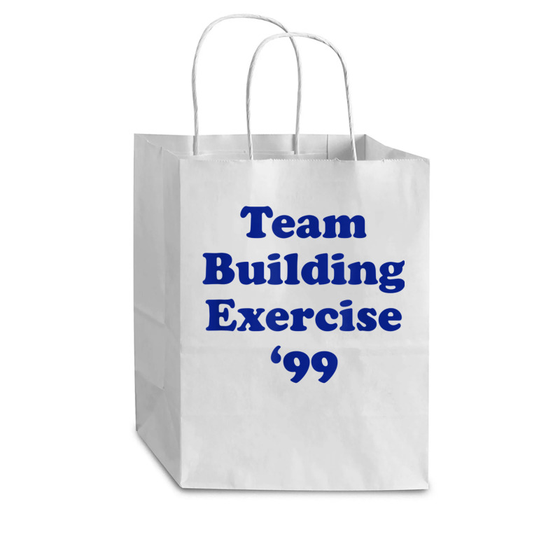 Team Building Exercise 99 Cub Paper Bag - 8 X 4 1/2 X 10 1/4 | Artistshot