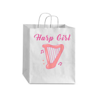 Harp Girl Harpist Musical Instrument Harp Player T Shirt Debie Paper Bag - 10 X 5 X 13 | Artistshot