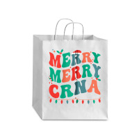 Merry Certified Registered Nurse Anesthetist Christmas Zip Hoodie Debie Paper Bag - 10 X 5 X 13 | Artistshot