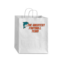 Miami Has The Dolphins 1 Debie Paper Bag - 10 X 5 X 13 | Artistshot