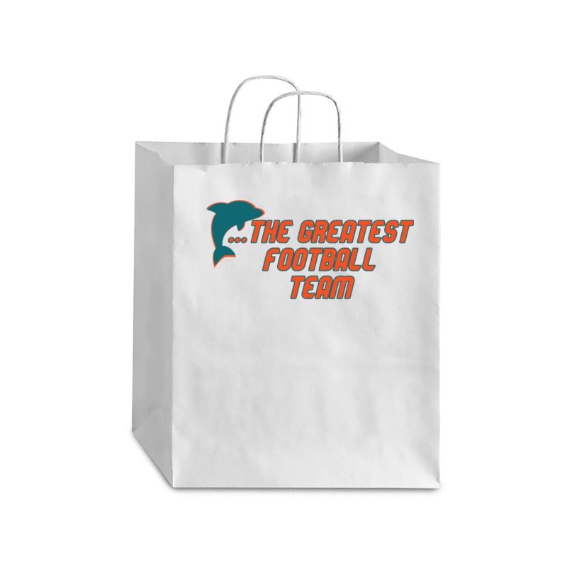 Miami Has The Dolphins 1 Debie Paper Bag - 10 X 5 X 13 | Artistshot