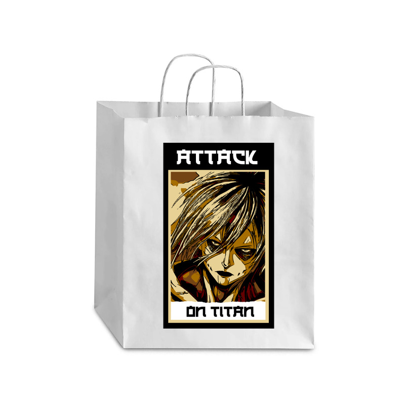 Female Titan-czuun Debie Paper Bag - 10 X 5 X 13 | Artistshot