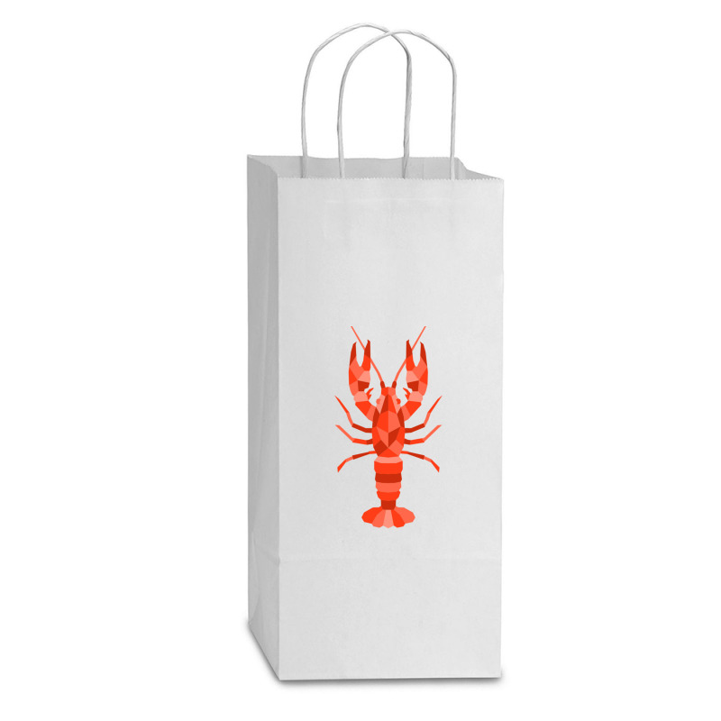 Crustaceancore For Ocean And Animal Lovers Sea Life Double Wine Paper Bag - 6 1/2 X 3 1/2 X 12 3/8 | Artistshot