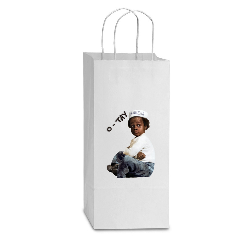 Buckwheat Injinier O Tay Double Wine Paper Bag - 6 1/2 X 3 1/2 X 12 3/8 | Artistshot