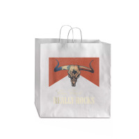 Ram Ranch Really Rocks Vintage Bull Skull Western Country Tank Top Jumbo Paper Bag - 18 X 7 X 18 3/4 | Artistshot