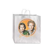 Simon Amp Garfunkel Retro Style Fan Design Jumbo Paper Bag - 18 X 7 X 18 3/4 | Artistshot