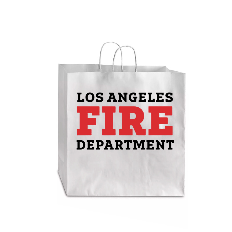 Lafd Los Angeles Fire Department Jumbo Paper Bag - 18 X 7 X 18 3/4 | Artistshot