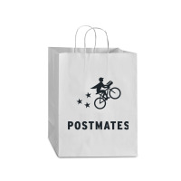 Postmates Gear For Postmates Workers Mart Paper Bag -13 X 7 X 17 | Artistshot