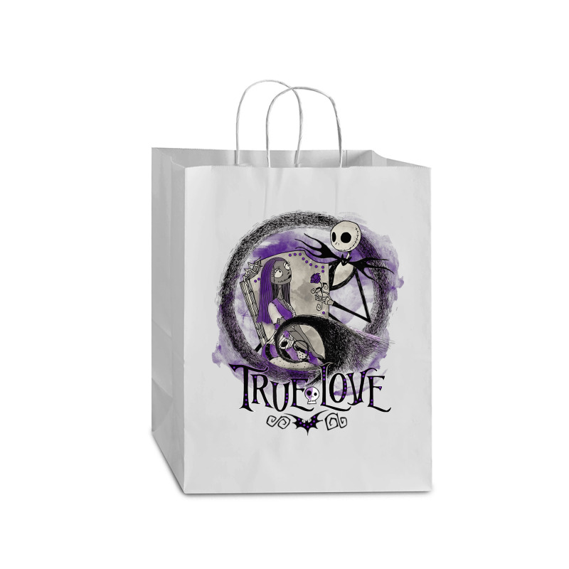 Funny Nightmare Before Christmas Valentines Jack True Love Mart Paper Bag -13 X 7 X 17 | Artistshot