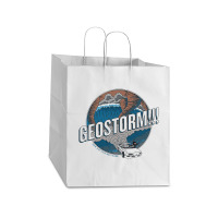 Geostorm Take Out Paper Bag - 14 X 10 X 15 1/2 | Artistshot