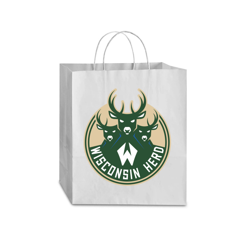 Wisconsin Herd Traveler Paper Bag -13 X 6 X 15 3/4 | Artistshot