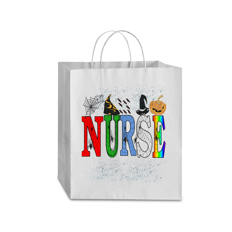 Halloween Nurse Nursing Cute Health Worker Halloween Traveler Paper Bag -13 X 6 X 15 3/4 | Artistshot