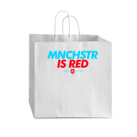 Manchester Is Red Man United Artwork Classic Vogue Paper Bag - 16 X 6 X 12 | Artistshot