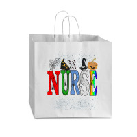 Halloween Nurse Nursing Cute Health Worker Halloween Vogue Paper Bag - 16 X 6 X 12 | Artistshot