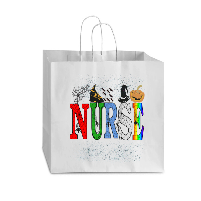 Halloween Nurse Nursing Cute Health Worker Halloween Vogue Paper Bag - 16 X 6 X 12 | Artistshot