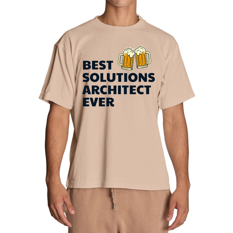 Solution Architect Architecture Beer Drinking Architectural Funny Urban Heavy T-shirt | Artistshot