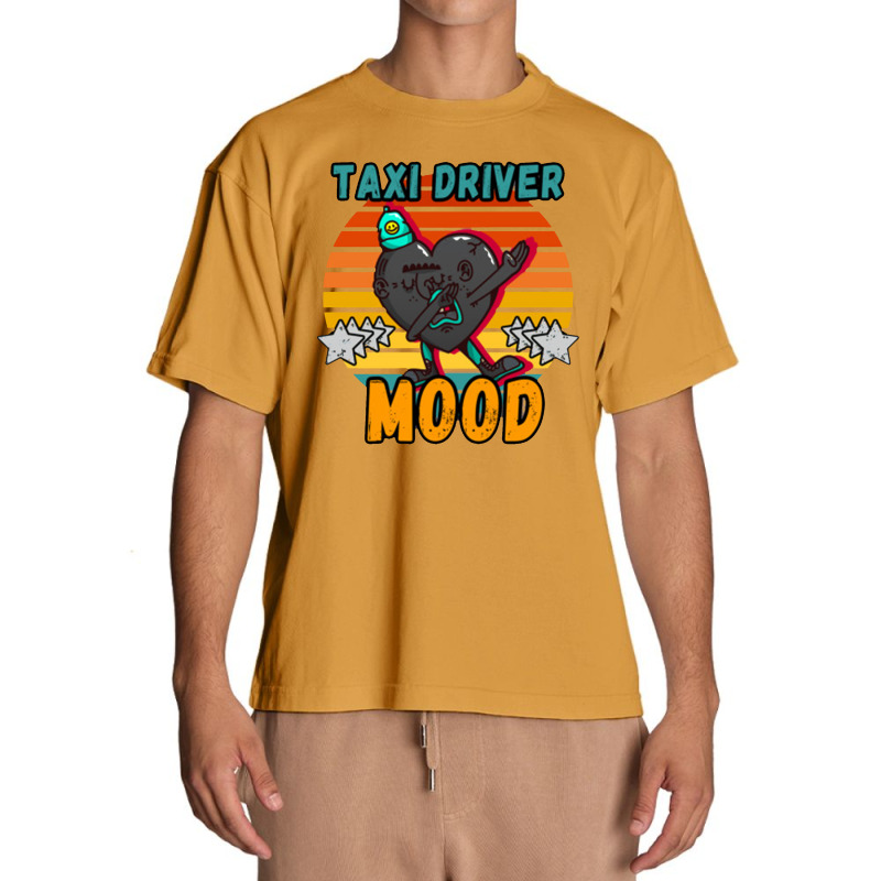 Taxi Driver Mood, Moody Dabbing Design Vintage Classic Retro And Color Urban Heavy T-shirt by deluxebed | Artistshot