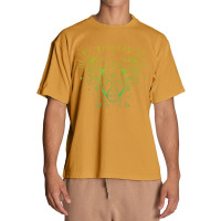 Taurus Zodiac Sign & Astrology Art Hand Drawn Green Taurus Urban Heavy T-shirt | Artistshot