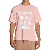 Coffee Weights & Protein Shakes Funny Lifting Tank Top Urban Heavy T-shirt | Artistshot