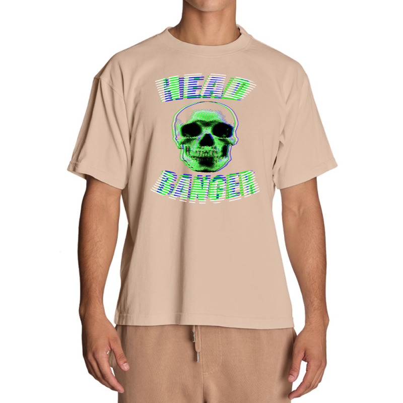 Skull Headbanger Urban Heavy T-shirt | Artistshot