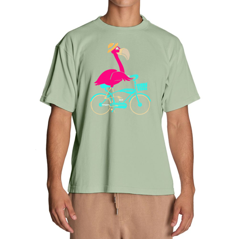 Flamingo T  Shirt I Make Cycling Look Flamazing Funny Flamingo T  Shir Urban Heavy T-shirt | Artistshot