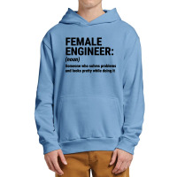 Female Engineer Urban Pullover Hoodie | Artistshot