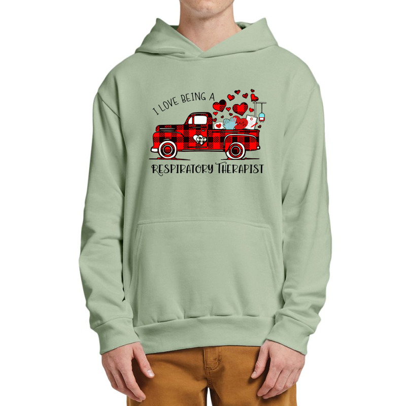 Respiratory Therapist Rt Valentines Buffalo Plaid Truck Urban Pullover Hoodie | Artistshot