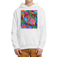 Aesthetic Abstrcat Flowers Urban Pullover Hoodie | Artistshot