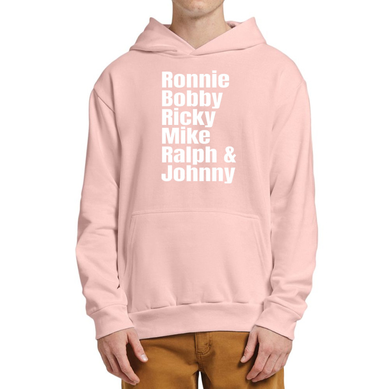 Ronnie Bobby Ricky Mike Ralph And Johnny Urban Pullover Hoodie | Artistshot