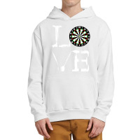 Darts Bullseye Board Arrows Game Scoreboard Target Love T Shirt Urban Pullover Hoodie | Artistshot